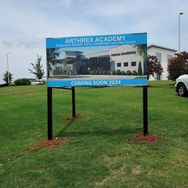 Arthrex V-Shape Sign