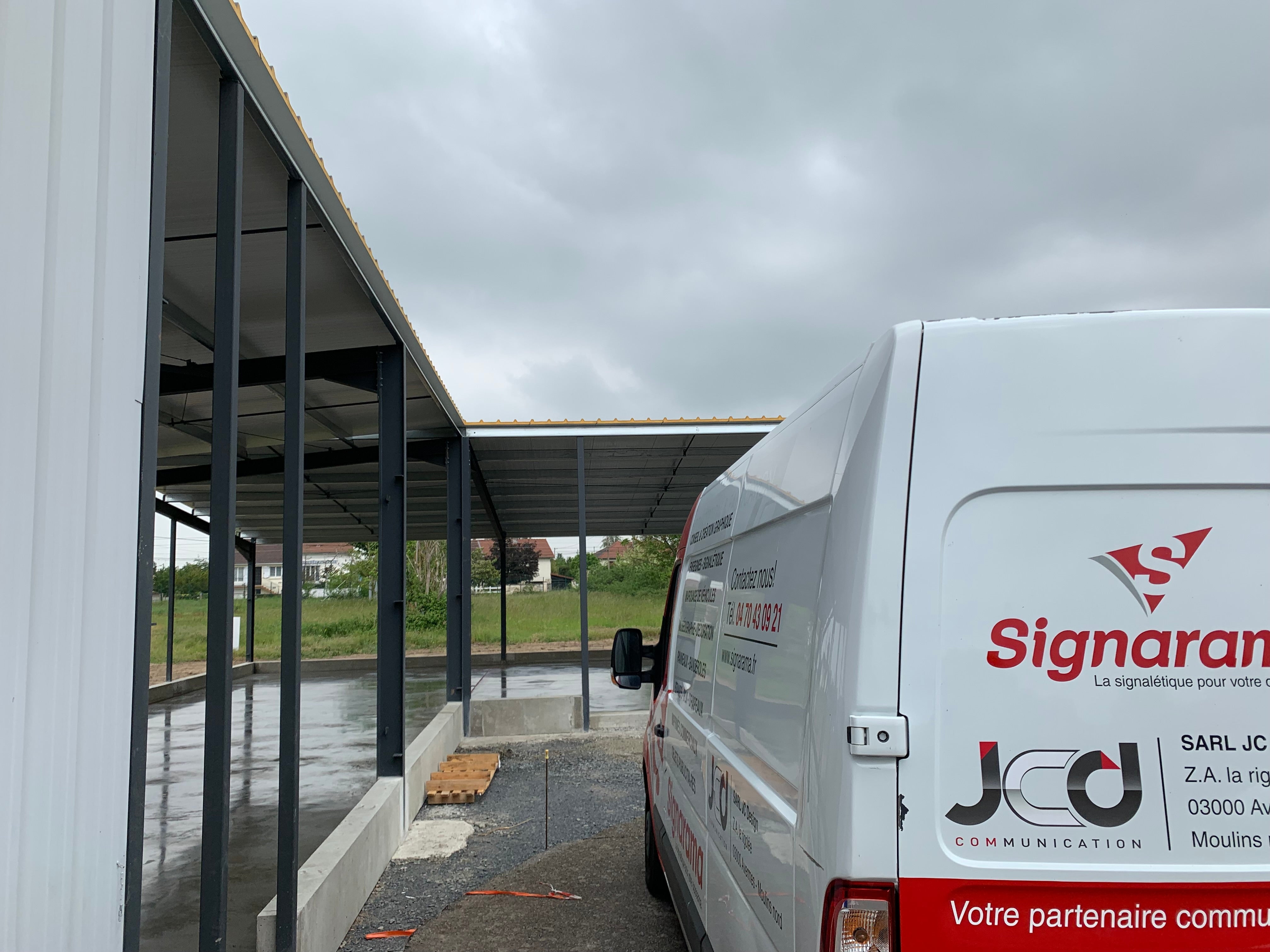 Travaux d'Agrandissement - Signarama Moulins