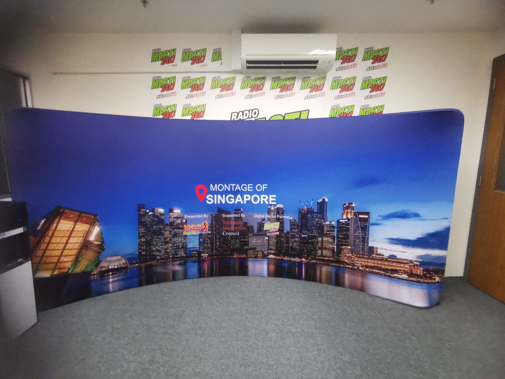 Backdrops for Radio Streaming or Events' Photo Booths