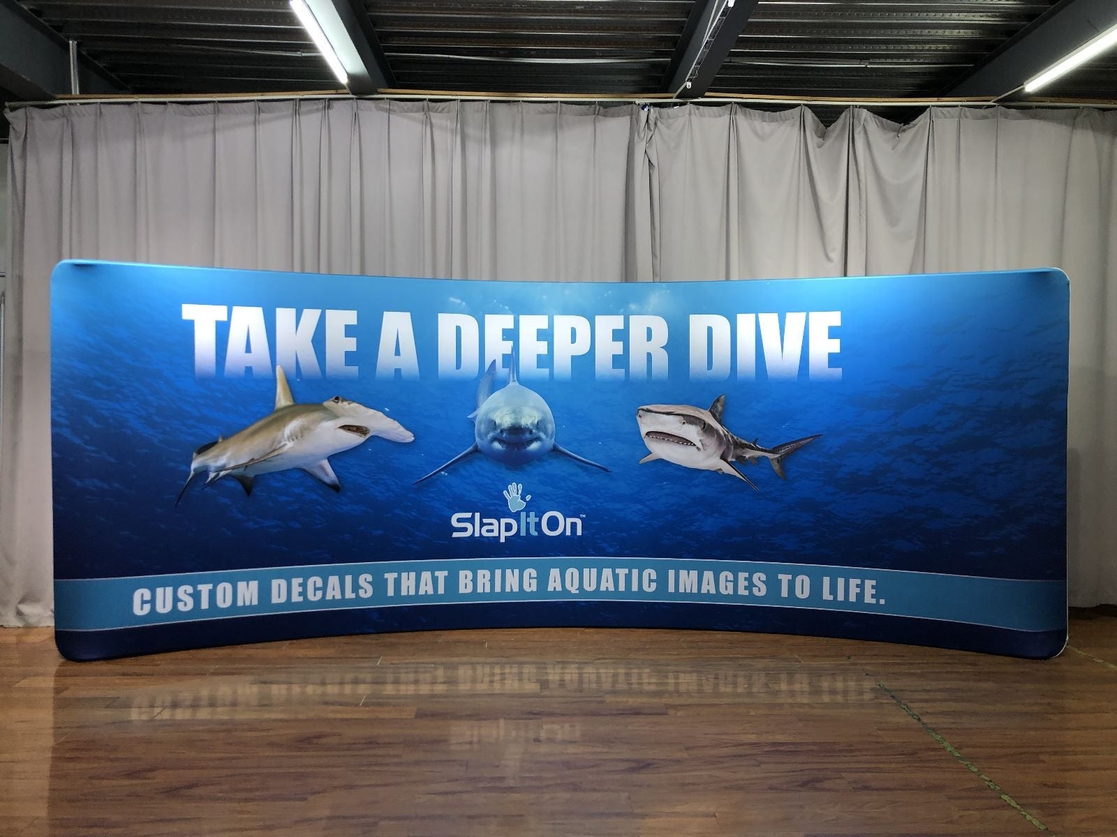 Backdrops for Radio Streaming or Events' Photo Booths