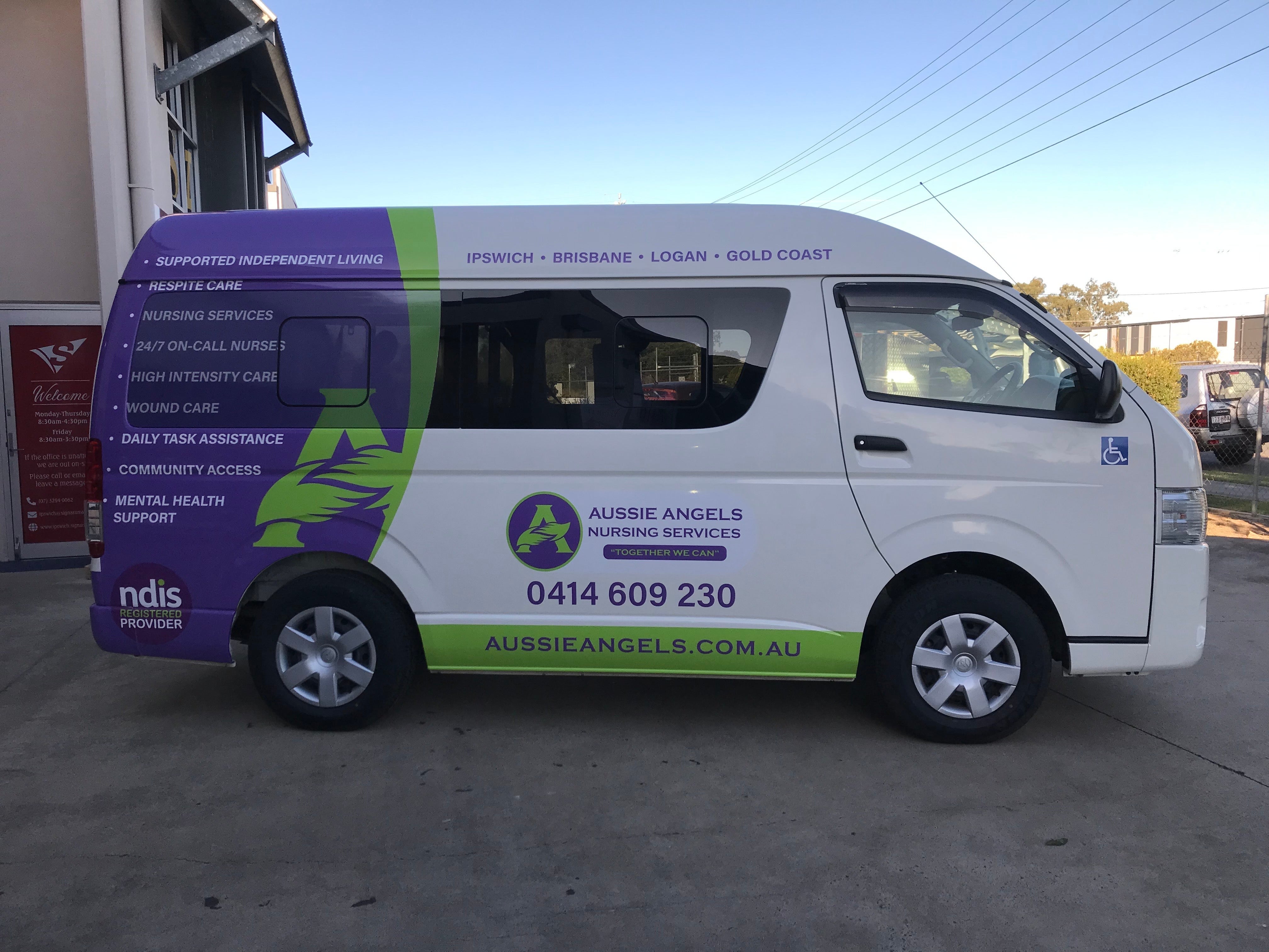 Vehicle wrap and one way vision