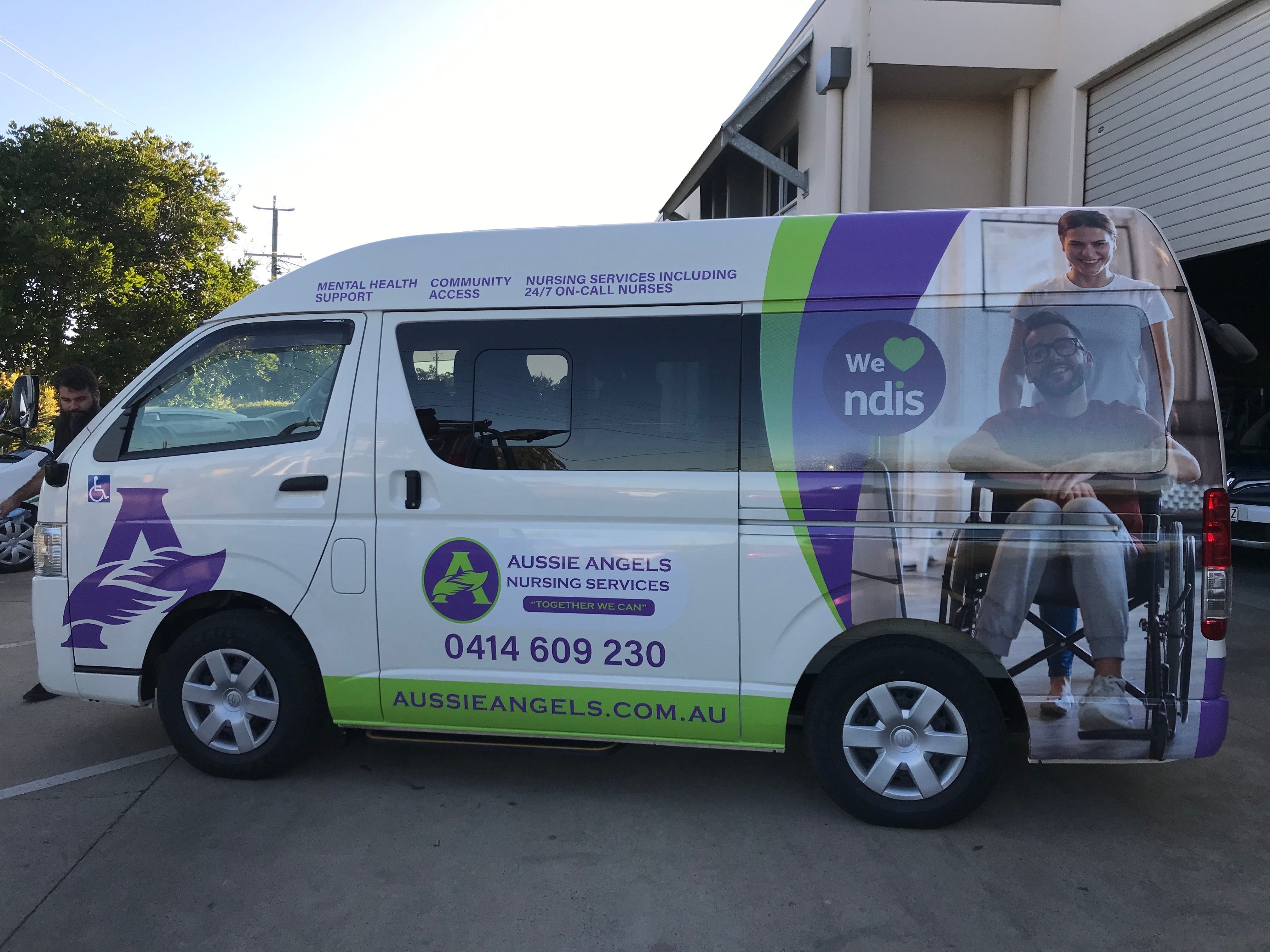Vehicle wrap and one way vision