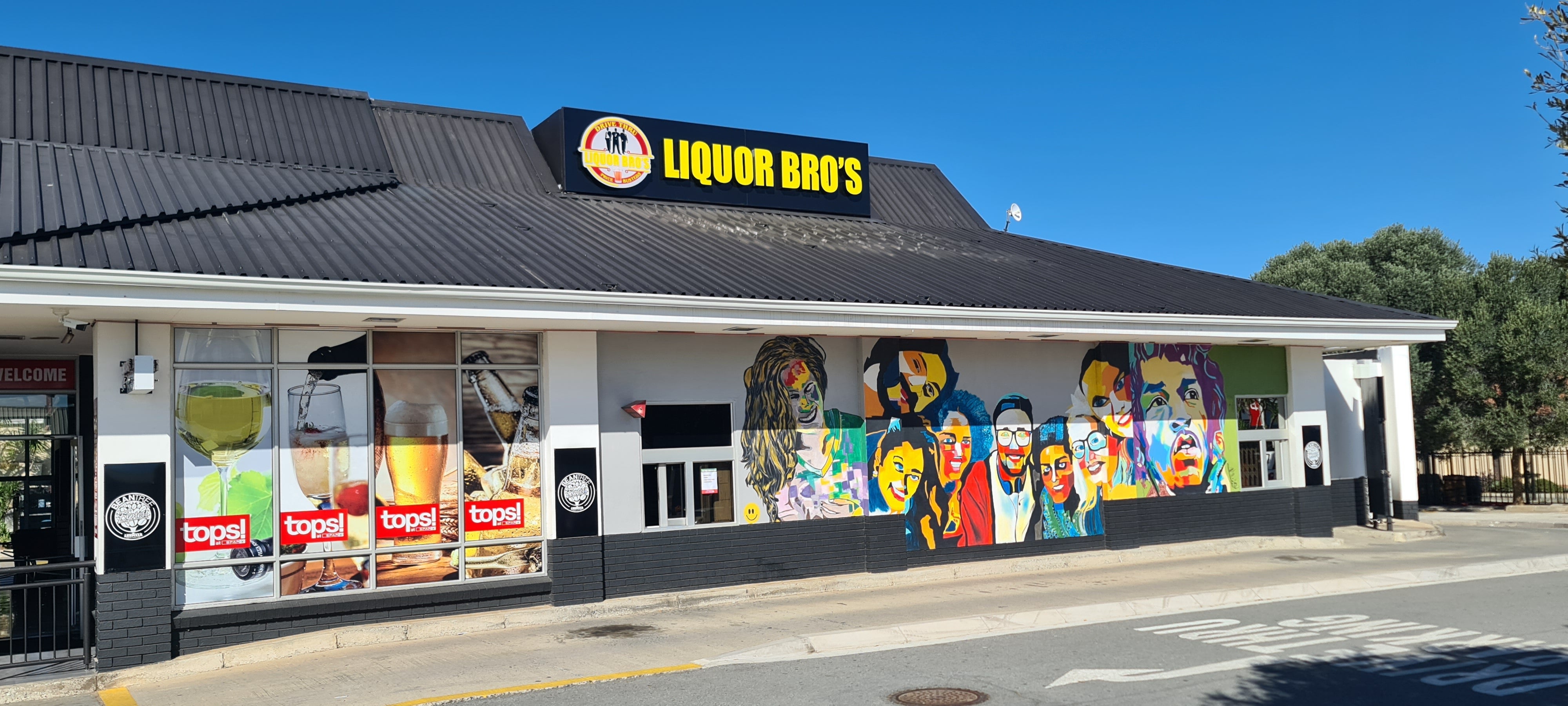 Retail signage for Liquor Bro's
