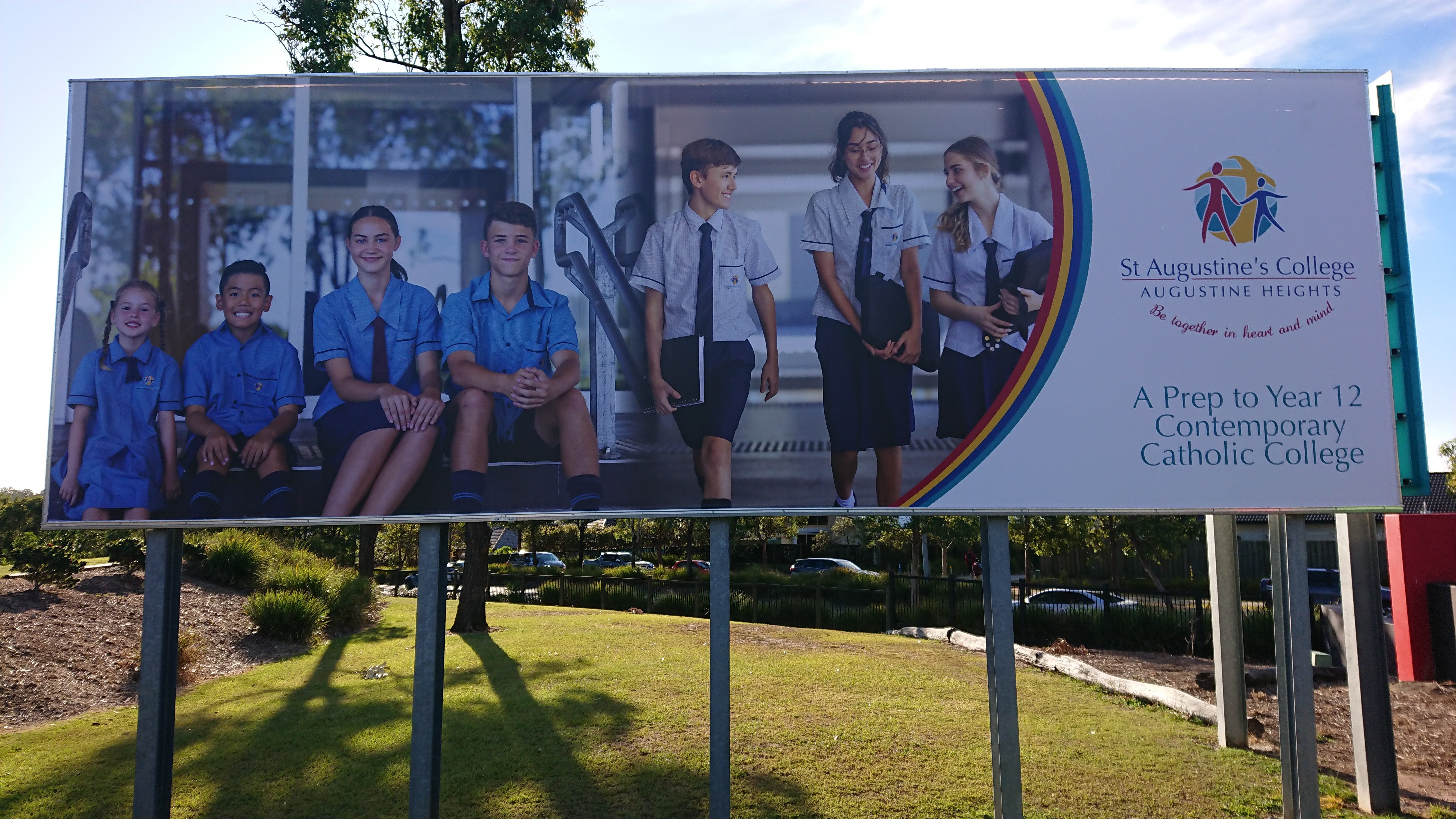 Billboard with banner