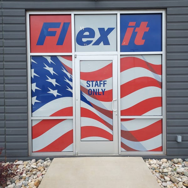 Flex It Perforated Window Graphics