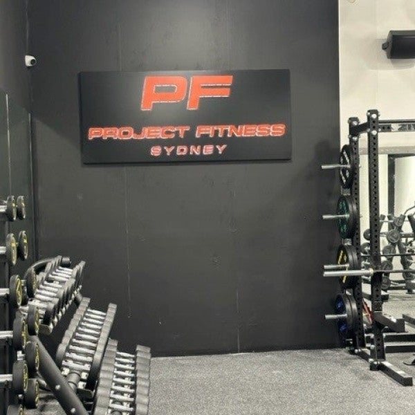 Back Lit Letters for PF Fitness
