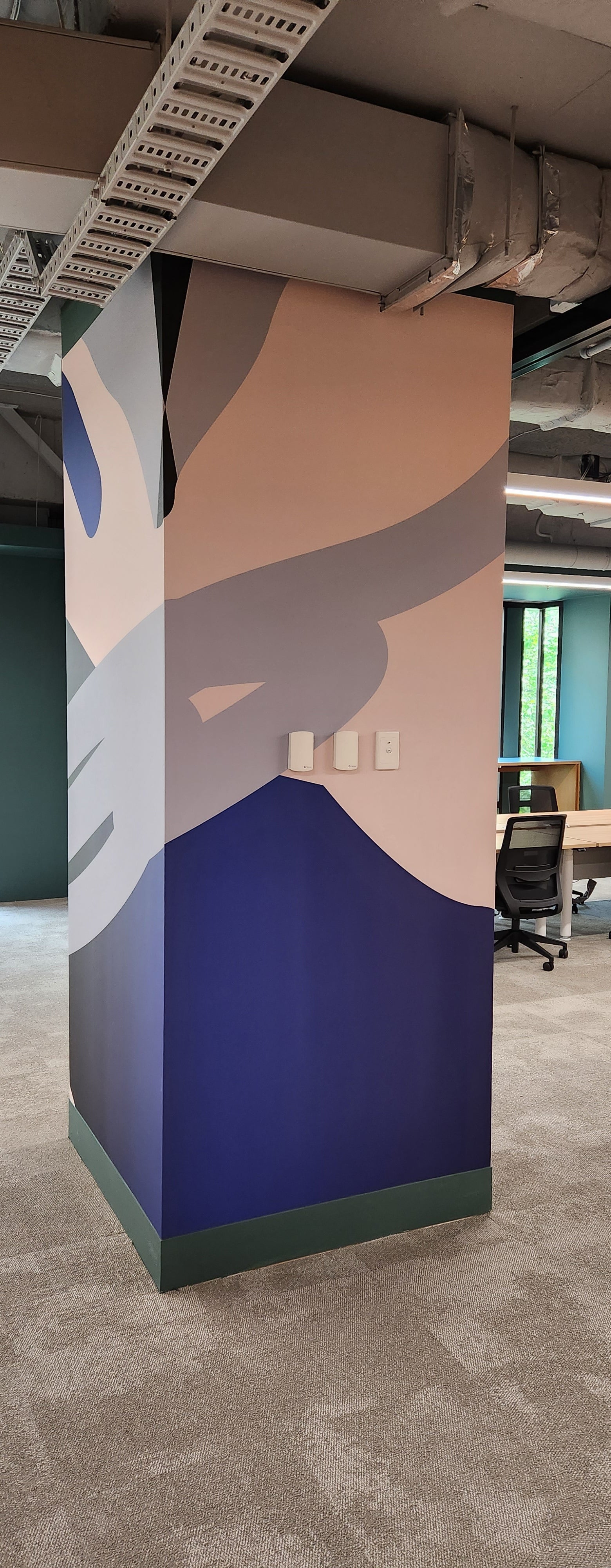 Podium Full Fitout - Walltex- Cut Vinyl- Installation