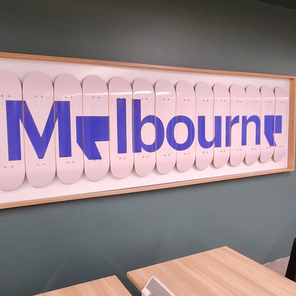 Podium Full Fitout - Walltex- Cut Vinyl- Installation
