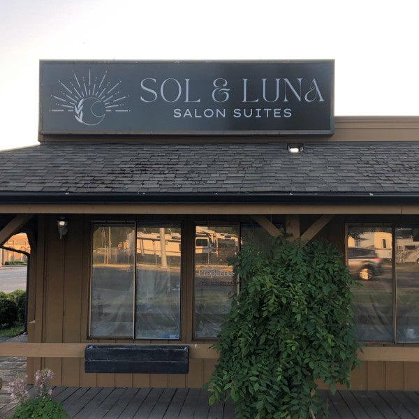 Electric sign, lighted sign, lexan sign