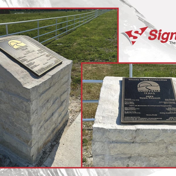 Glazer Trail Connection Bronze Cast Plaque
