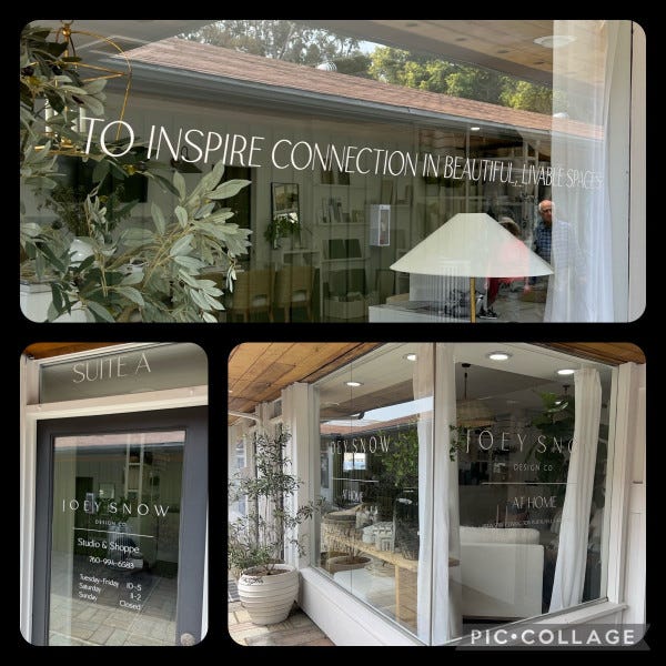 Carlsbad Village - Joey Snow Window Graphics Package