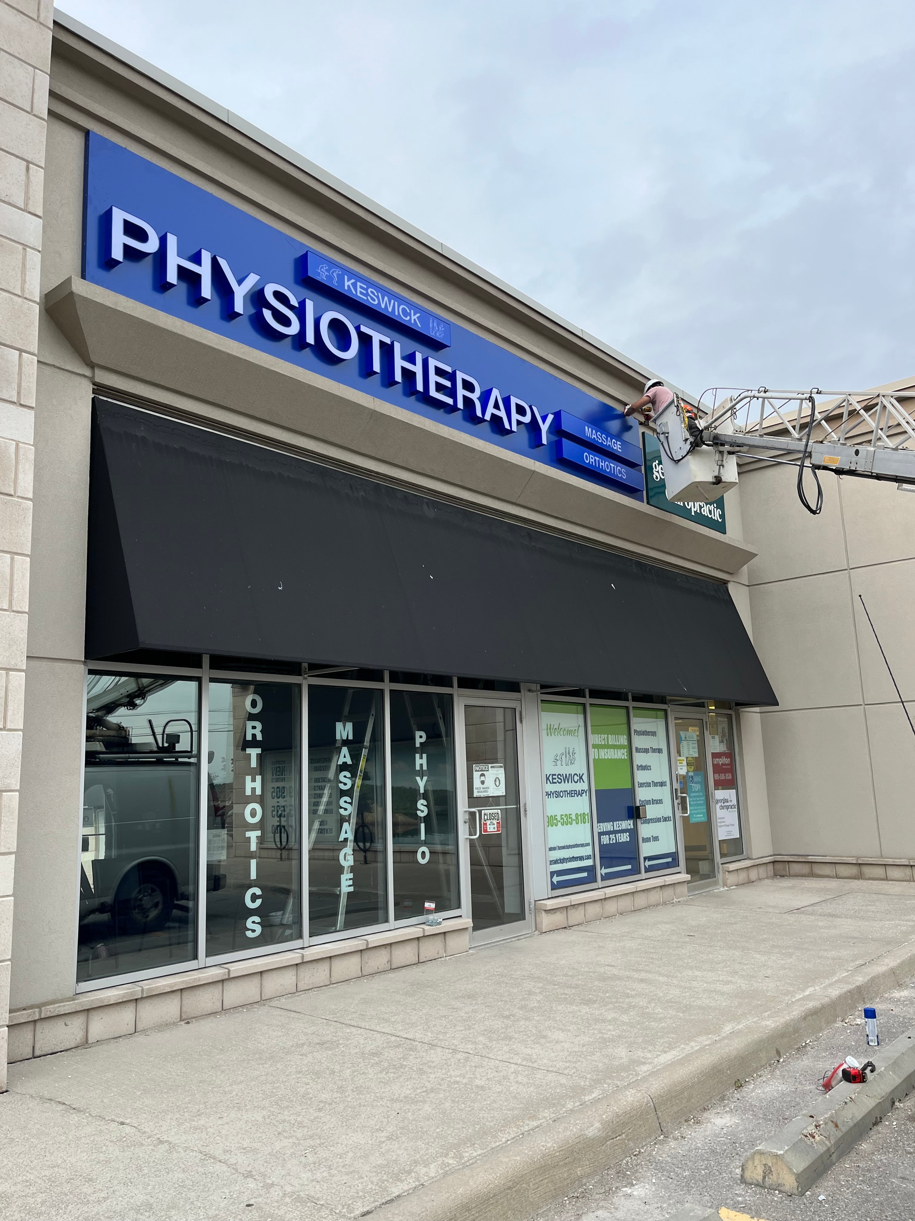 Illuminated Signs Help Keswick Physiotherapy STAND OUT!
