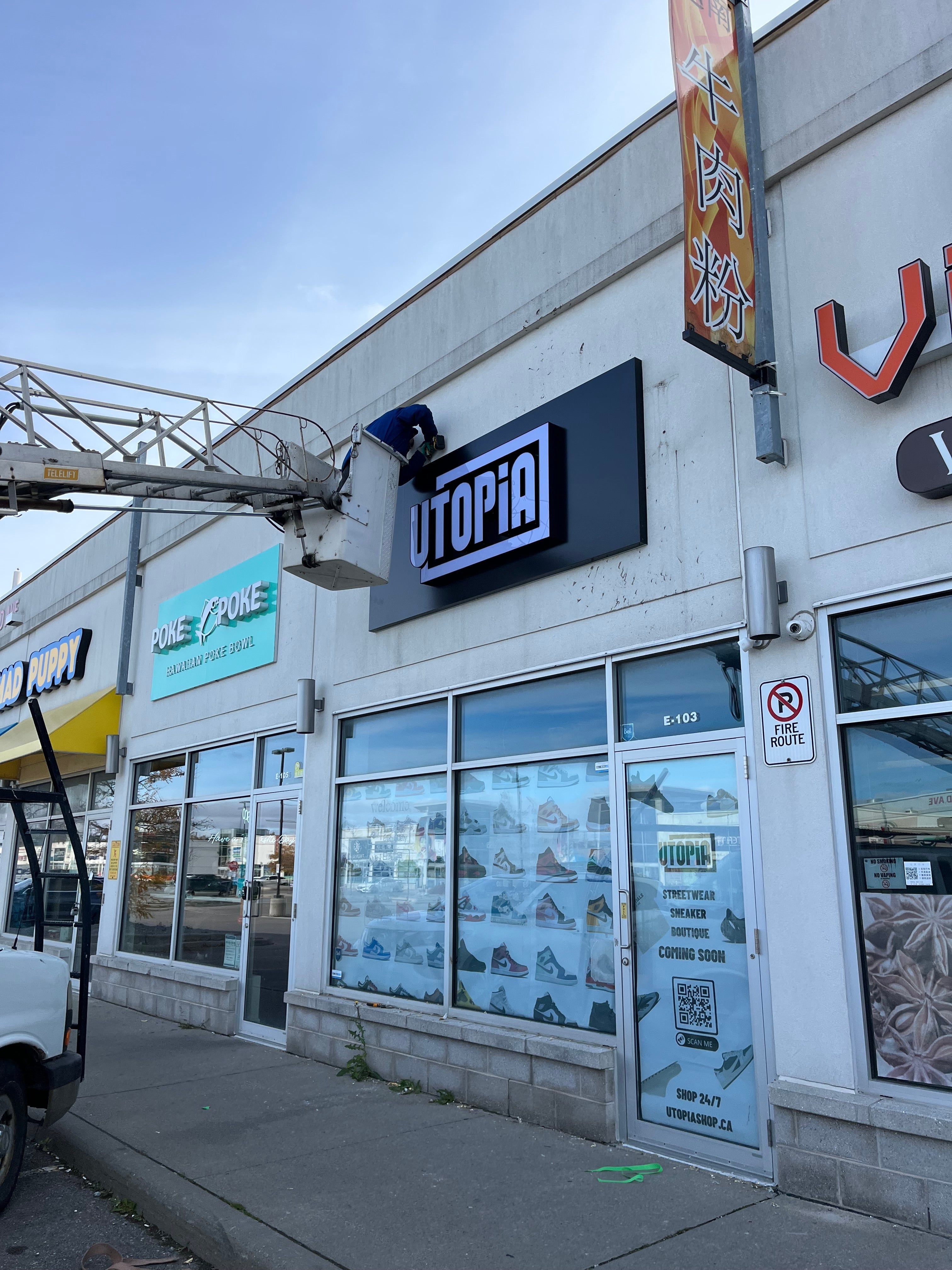 Utopia Footwear Gets A Fresh Signage Look