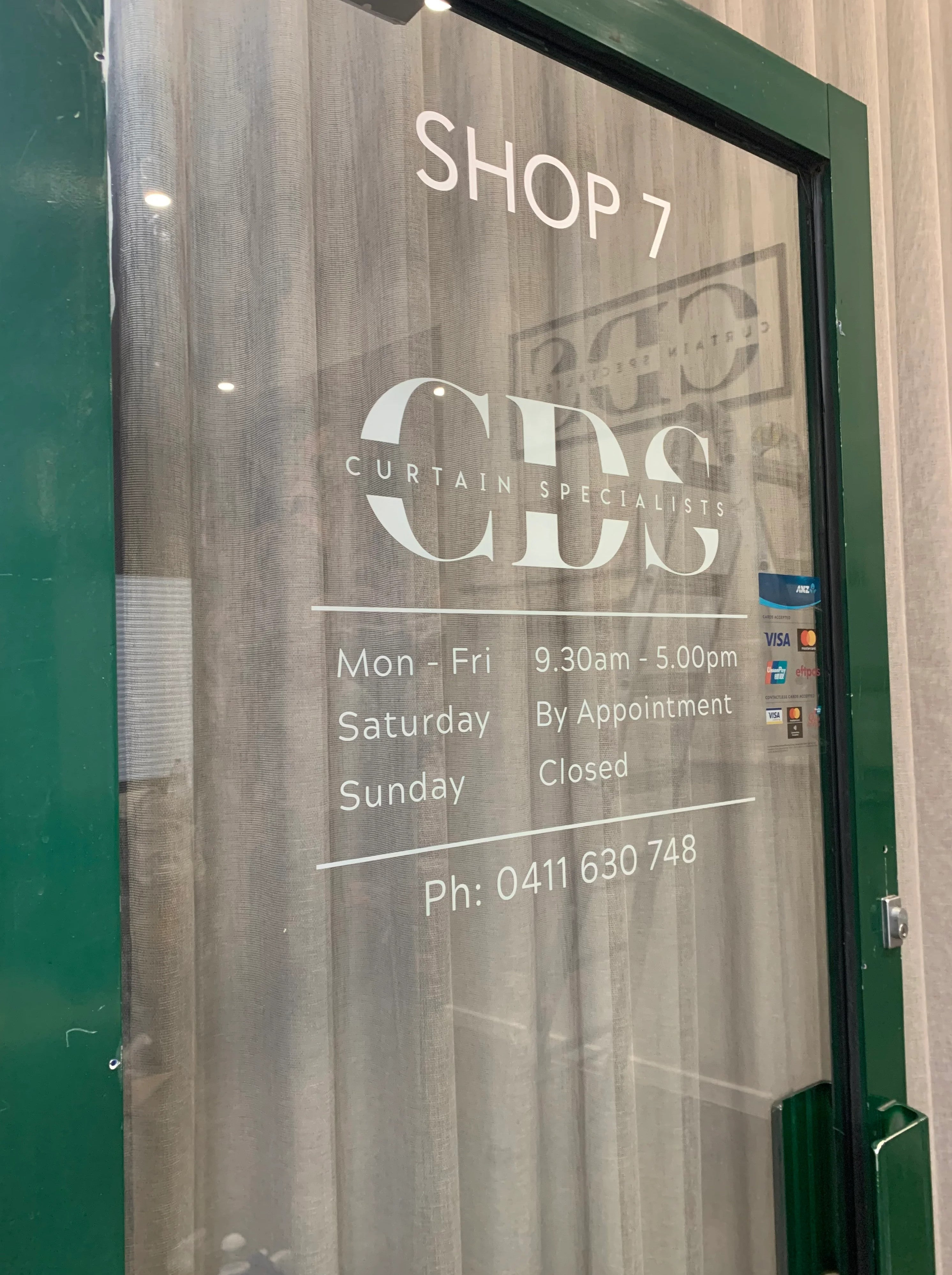 3D Lettering & Window Graphics - Ciao Interiors.