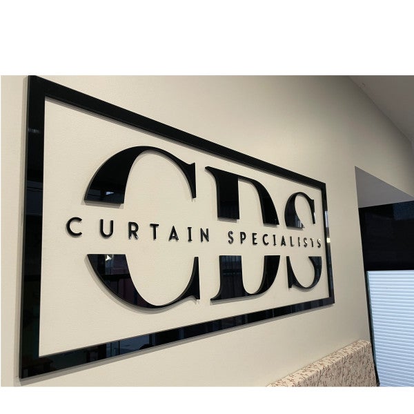 3D Lettering & Window Graphics - Ciao Interiors.