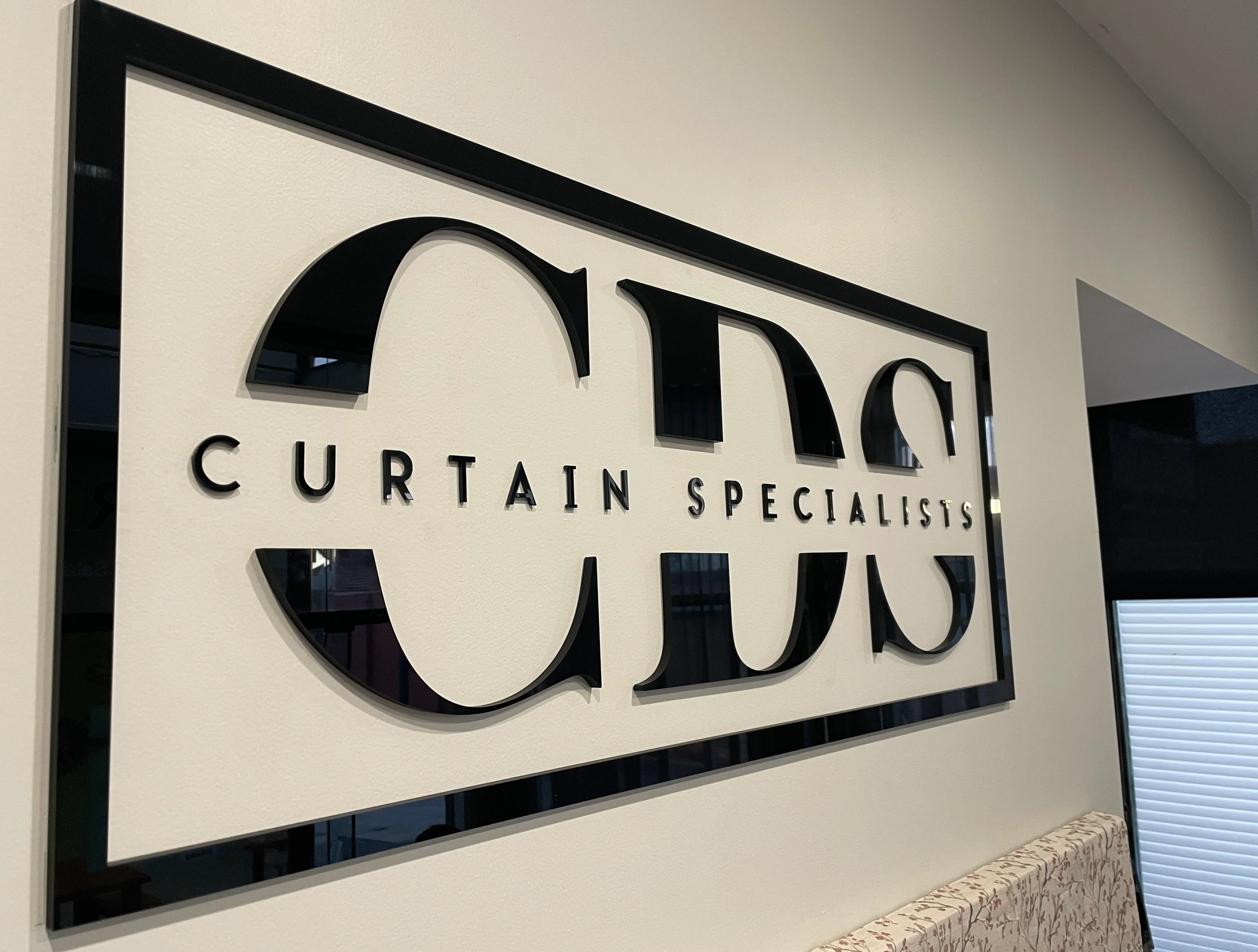 3D Lettering & Window Graphics - Ciao Interiors.