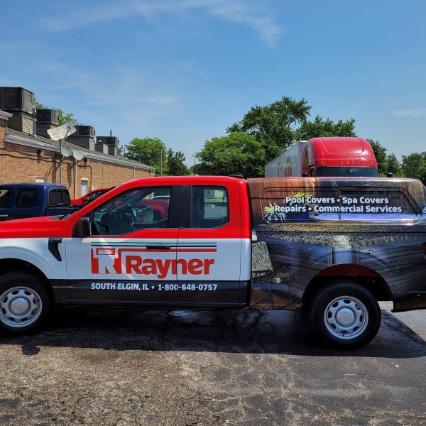 Rayner Truck Driver Side Vehicle Wrap