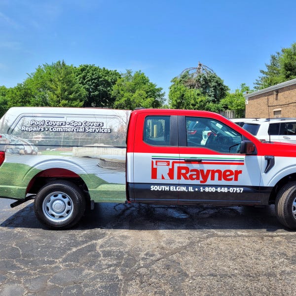 Rayner Truck Passenger side Vehicle Wrap