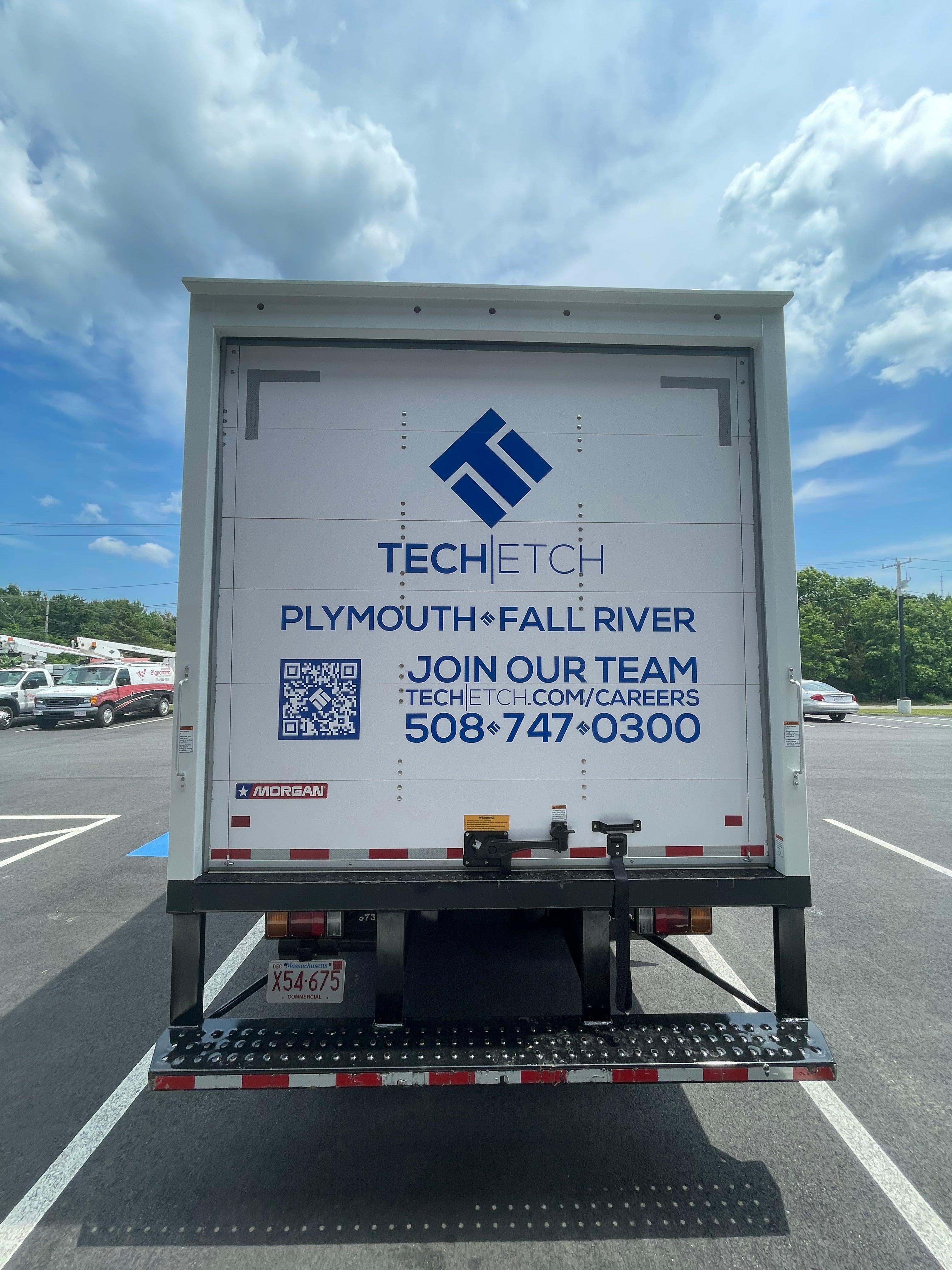 Tech Etch Box Truck Graphics