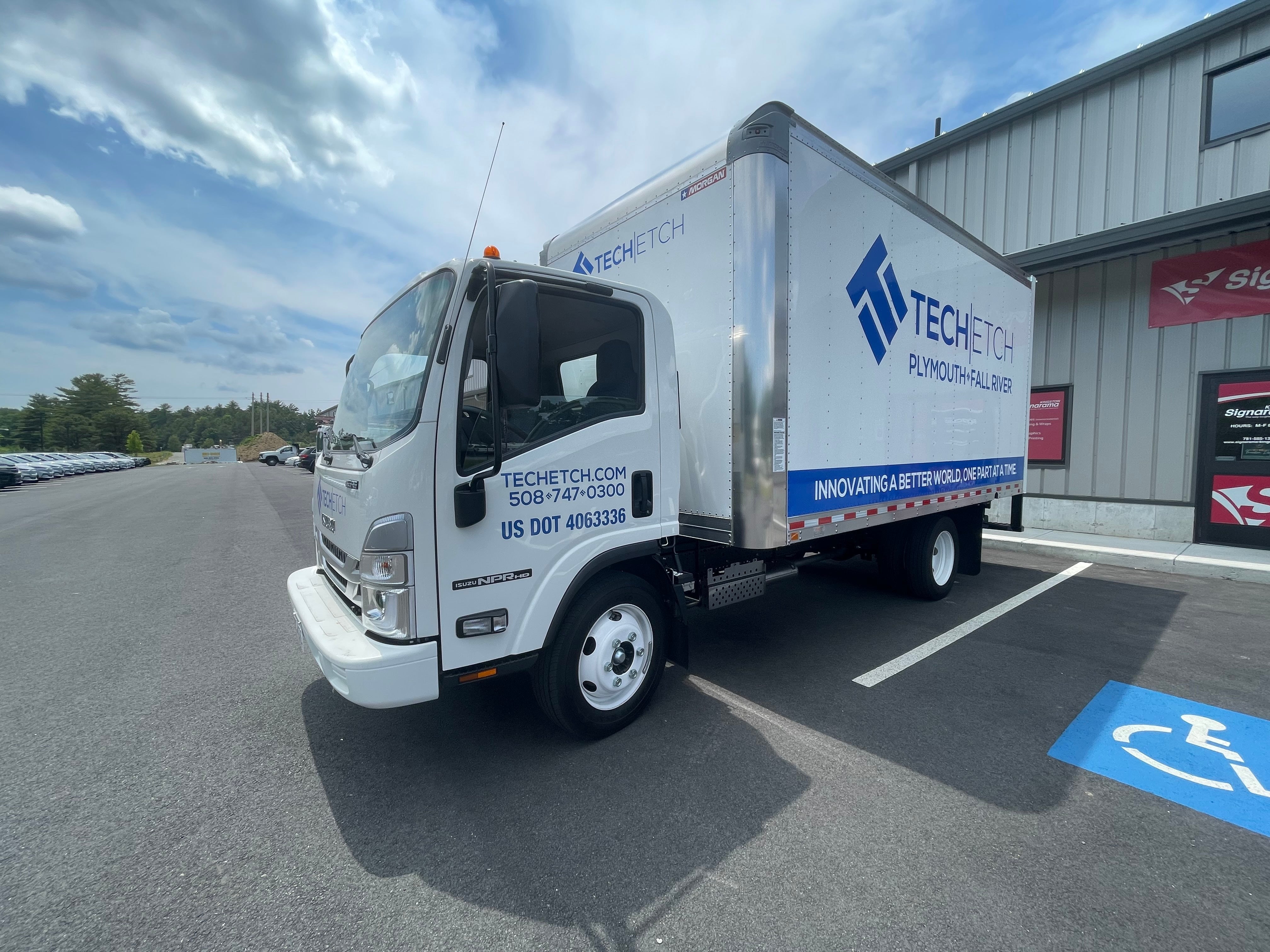 Tech Etch Box Truck Graphics