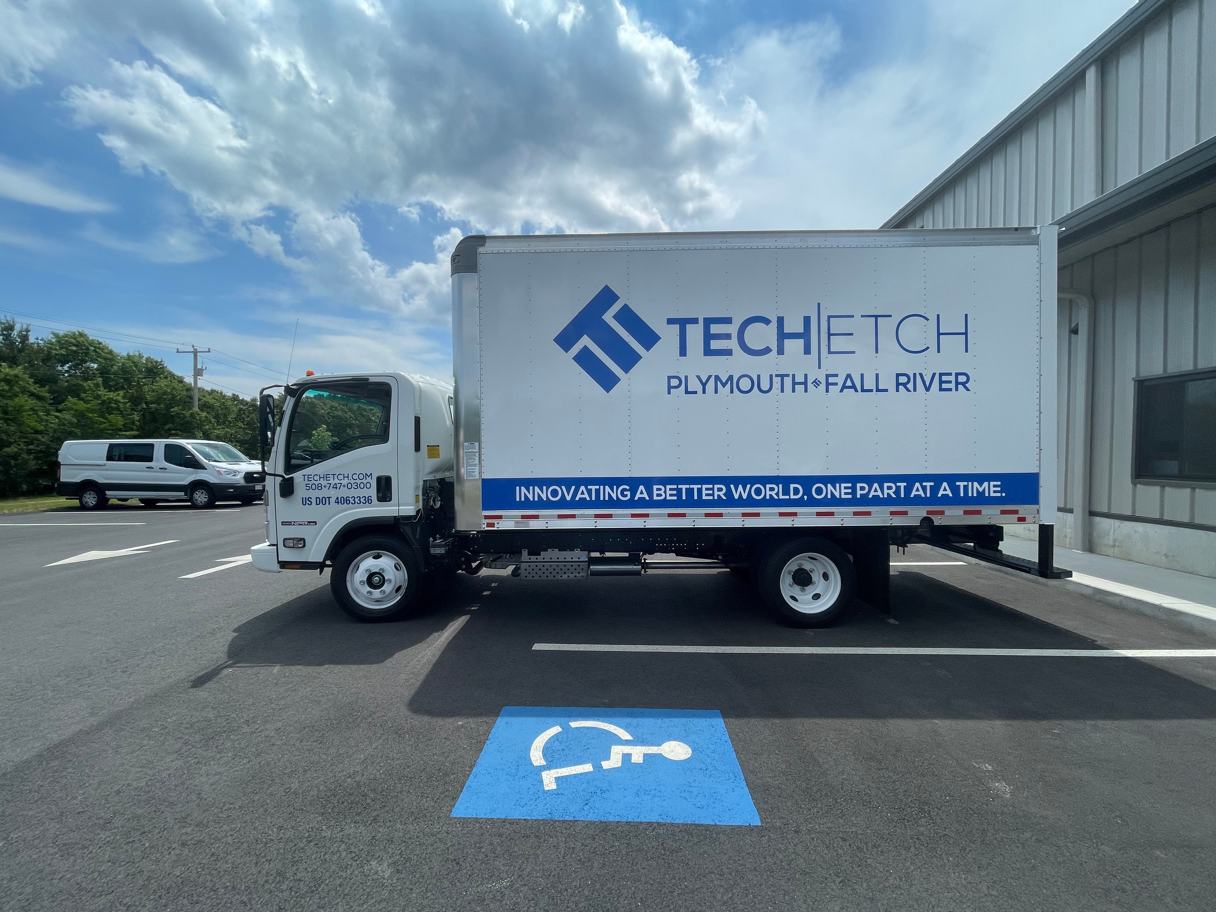 Tech Etch Box Truck Graphics