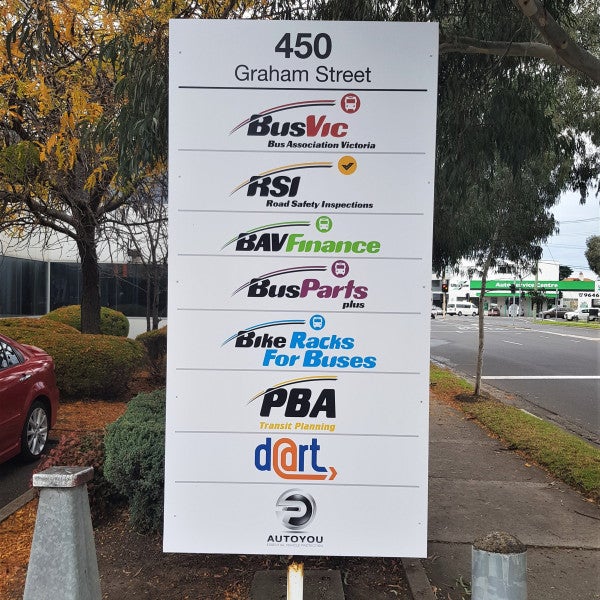 Bus Association Signage
