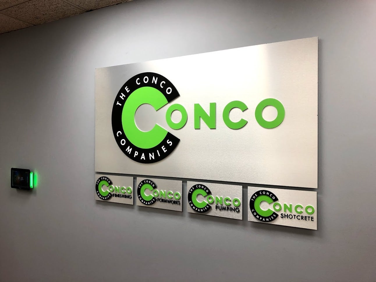 Custom Interior Lobby and Reception Signs