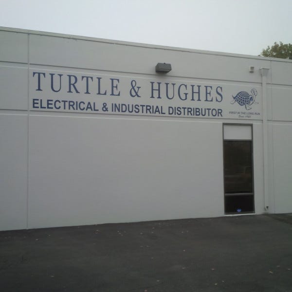 Turtle & Hughes wall vinyl