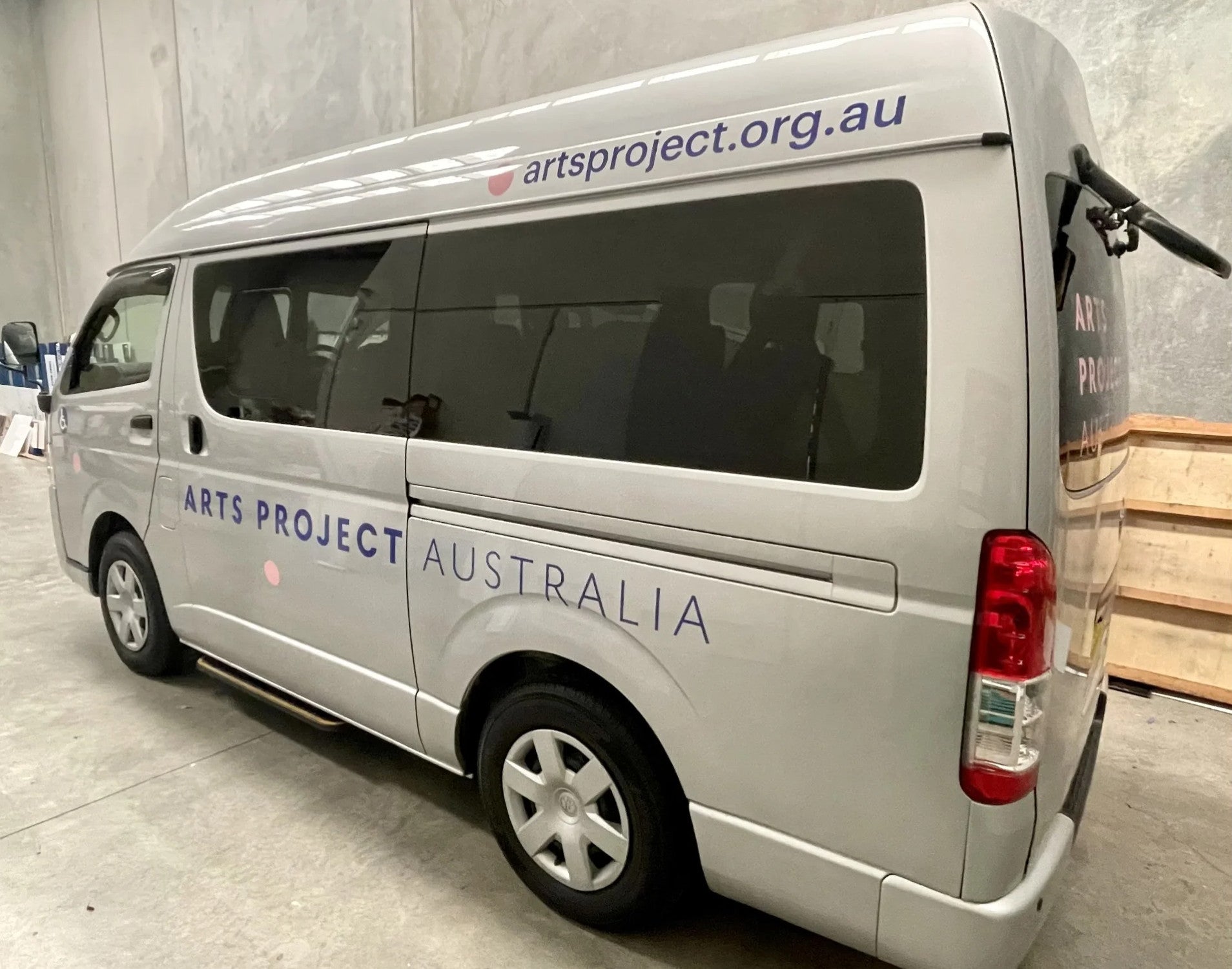 Vehicle Lettering - Arts Project Australia.