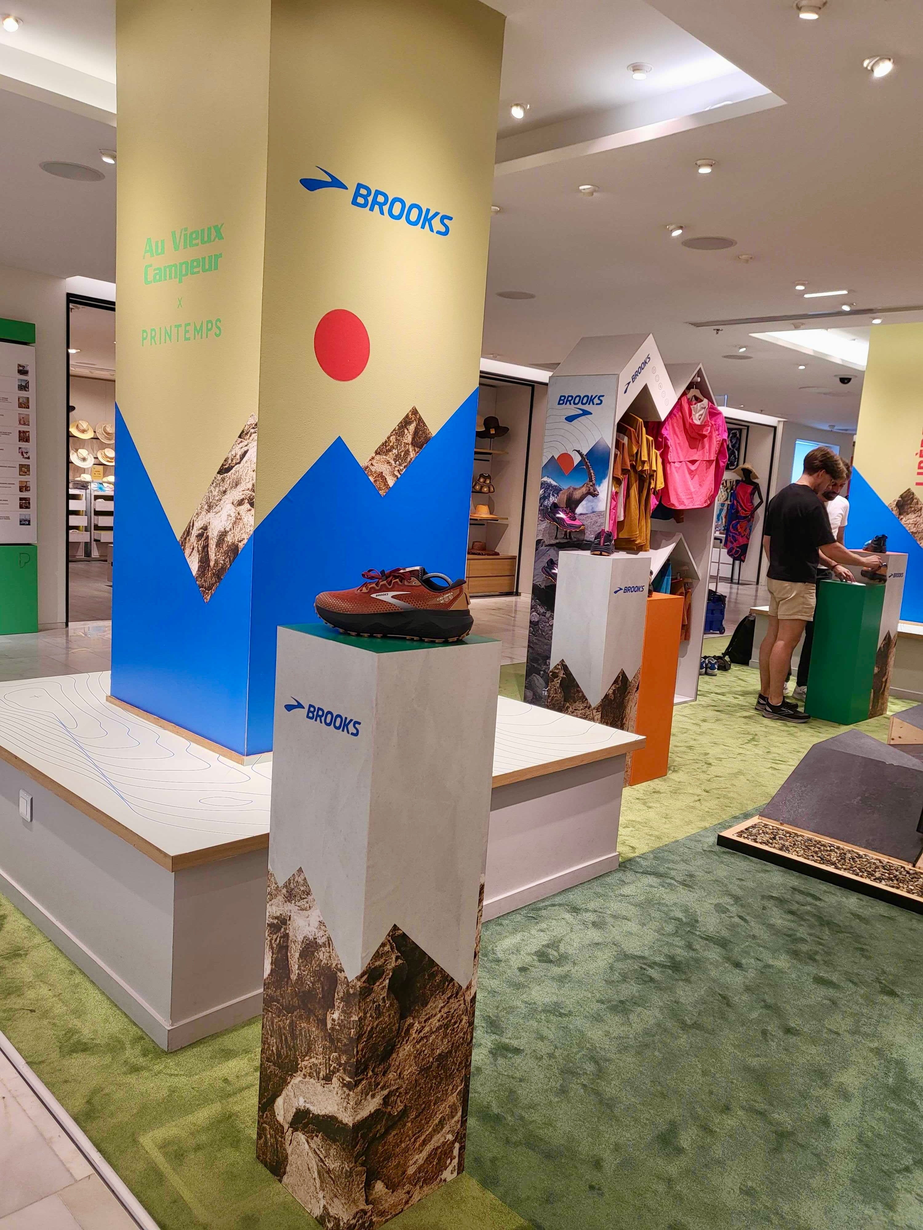 Signalétique pour Brooks Running