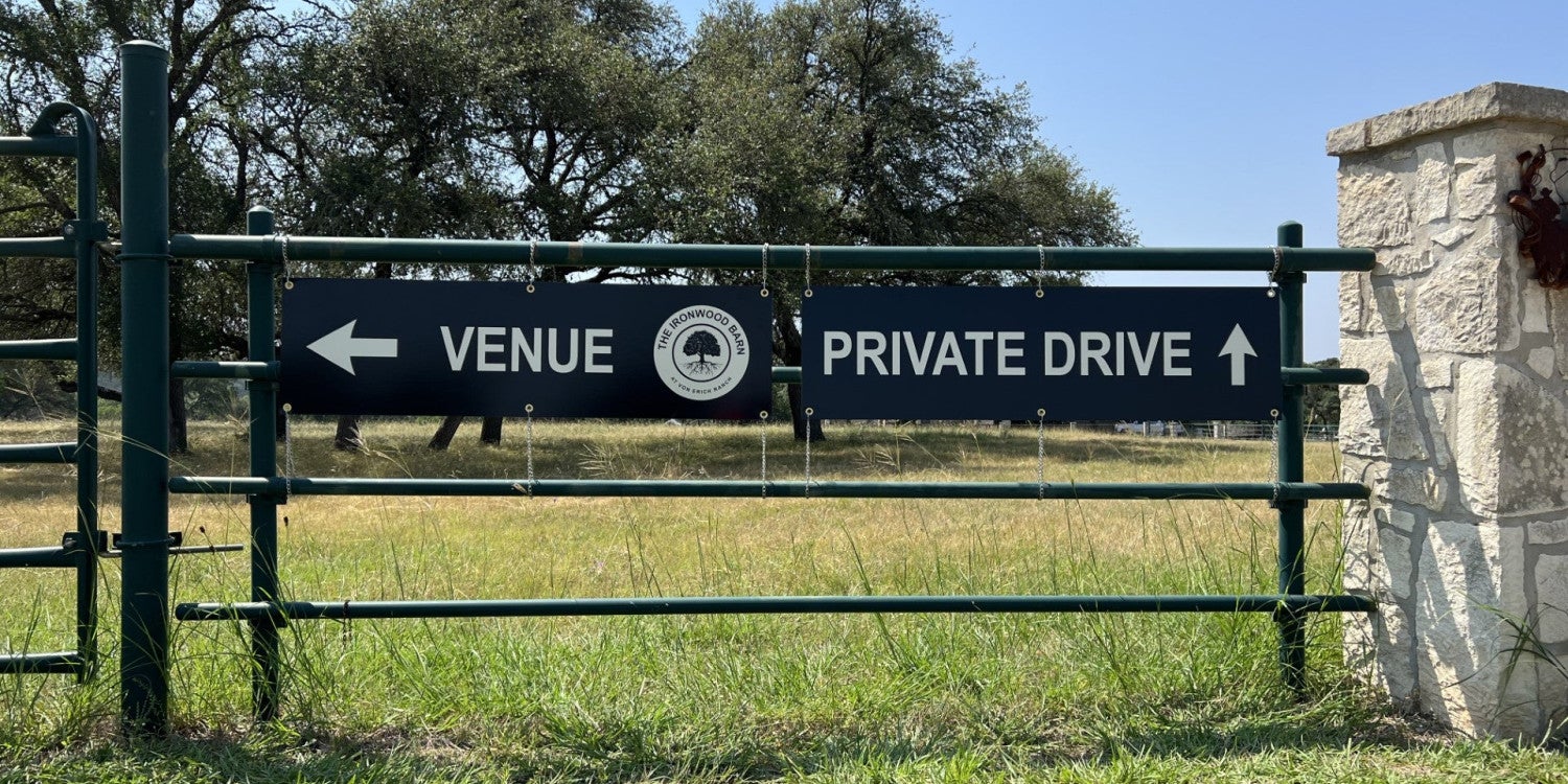 Laser Cut Metal Signs