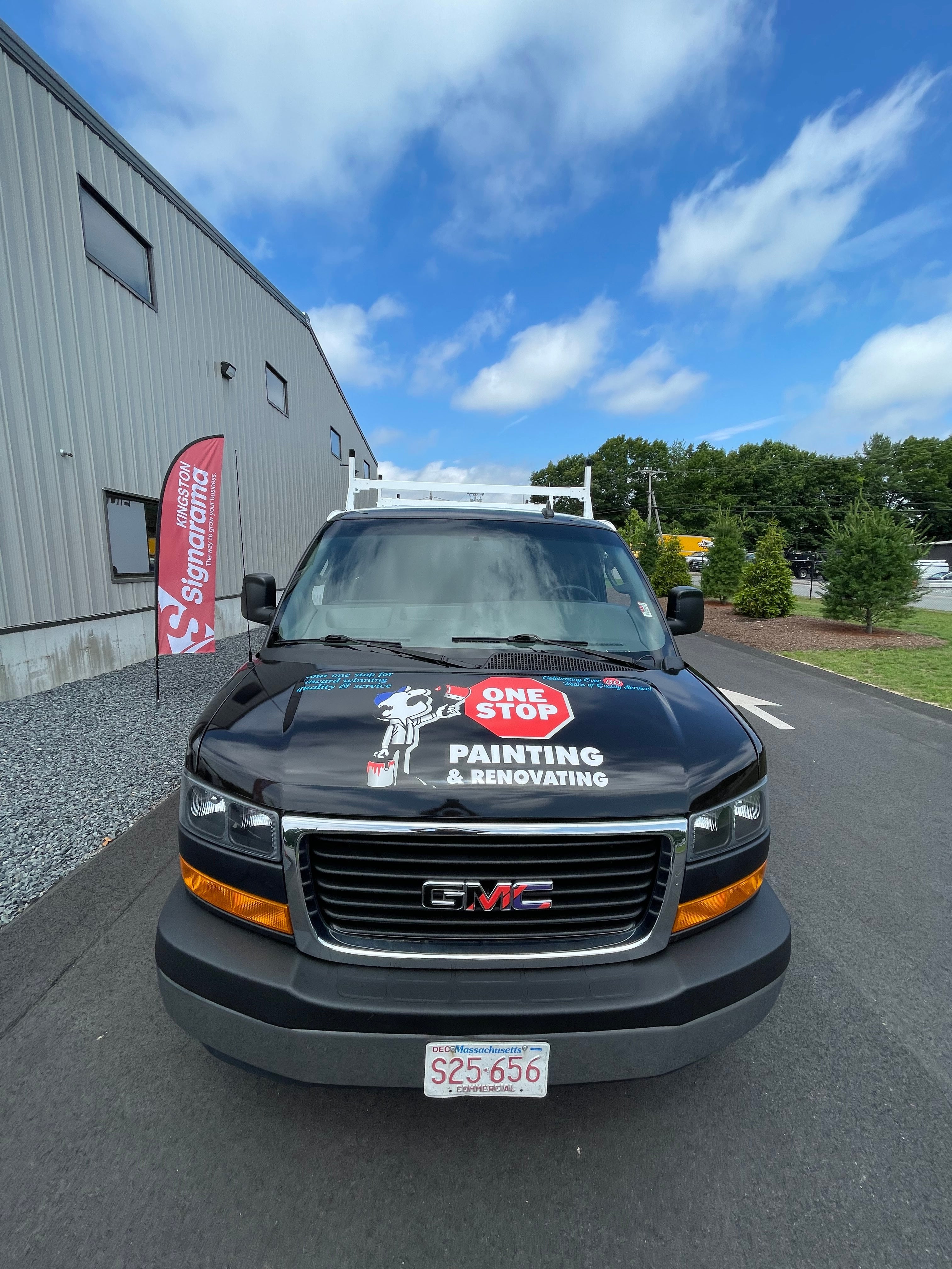 One Stop Painting Full Van Wrap