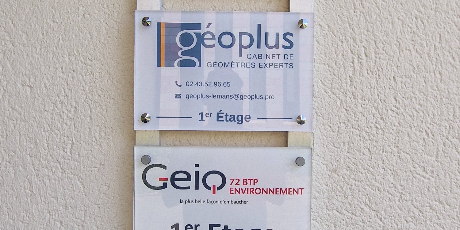 Plaque Professionnelle