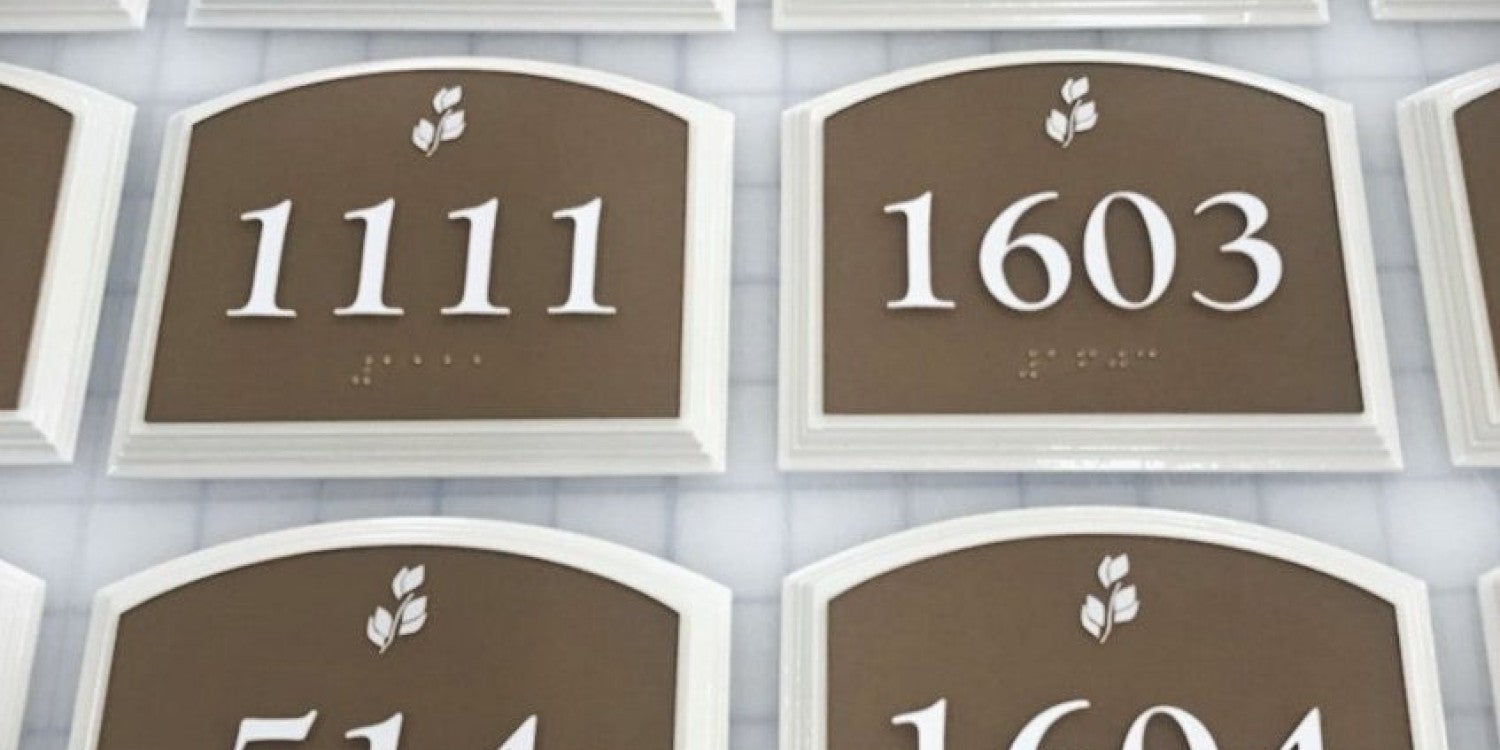 Accessibility & Braille Signs