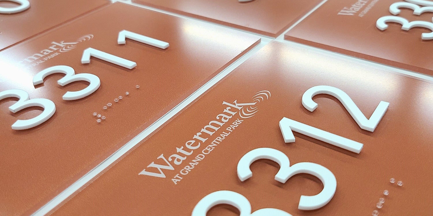 Accessibility & Braille Signs