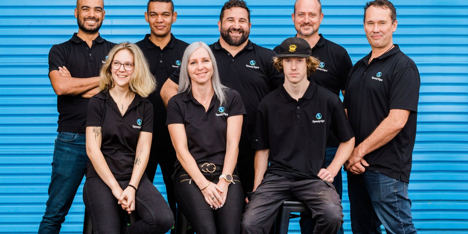 Speedy Signs Tauranga Perl Electrical rebrand