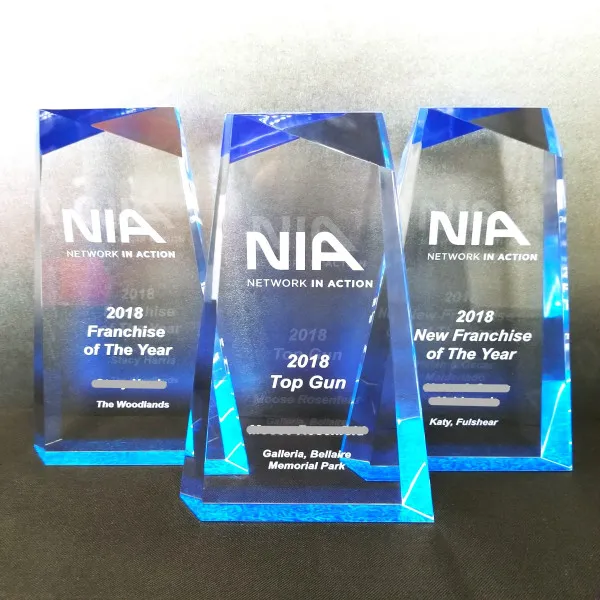 laser engraved acrylic trophies