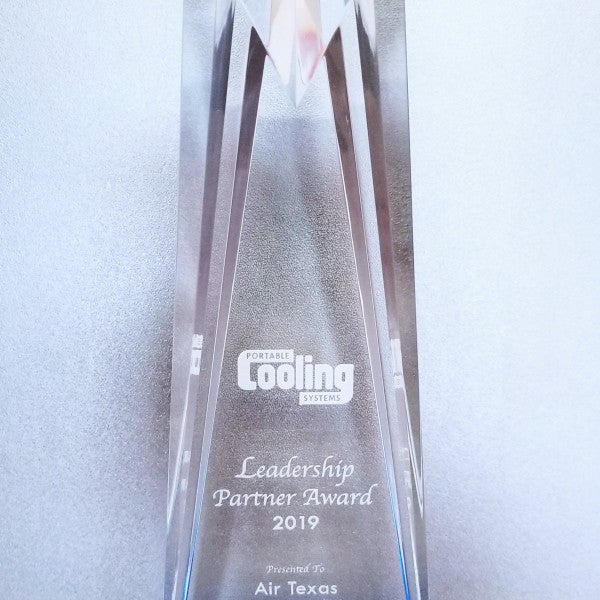 custom laser engraved acrylic trophy