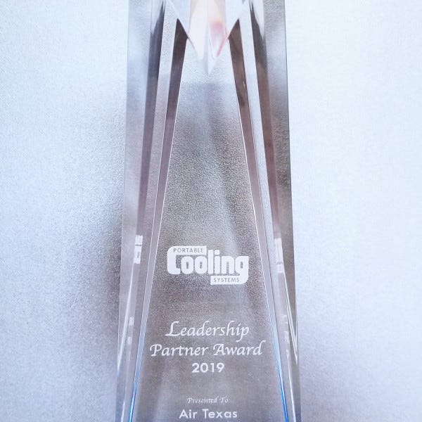 custom laser engraved acrylic trophy