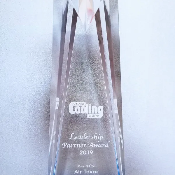 custom laser engraved acrylic trophy