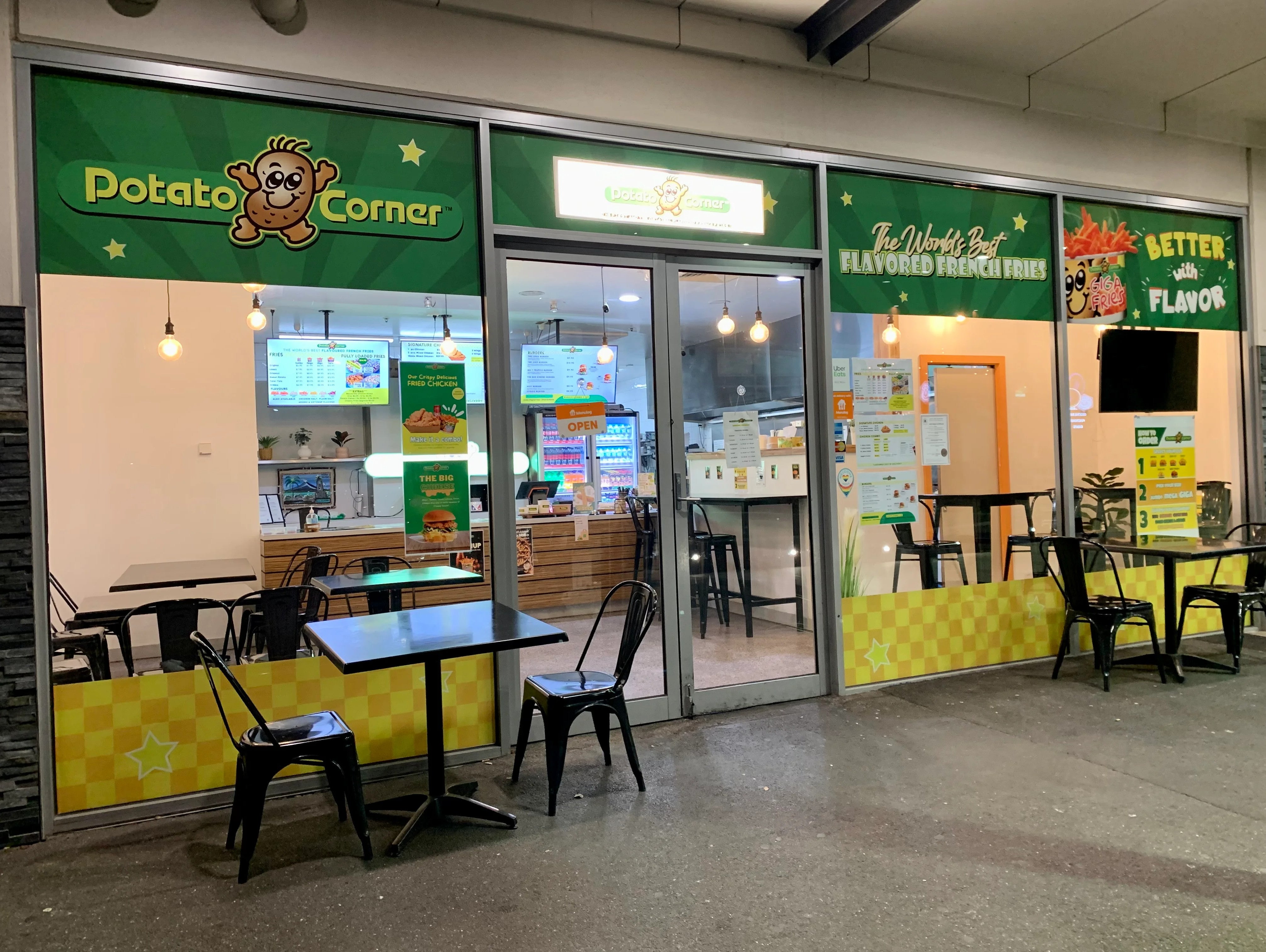 Window Graphics - Potato Corner - Bundoora.