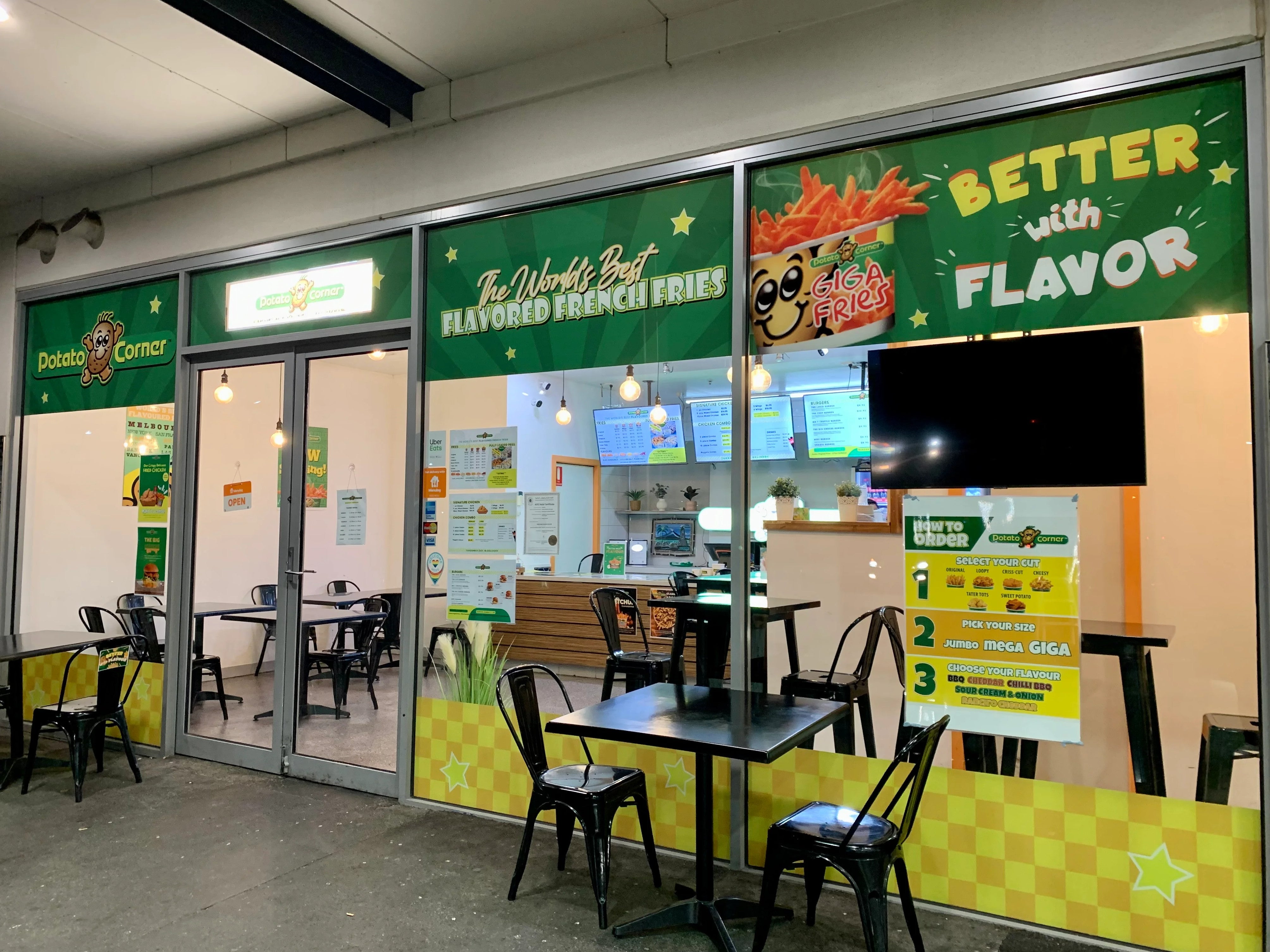 Window Graphics - Potato Corner - Bundoora.
