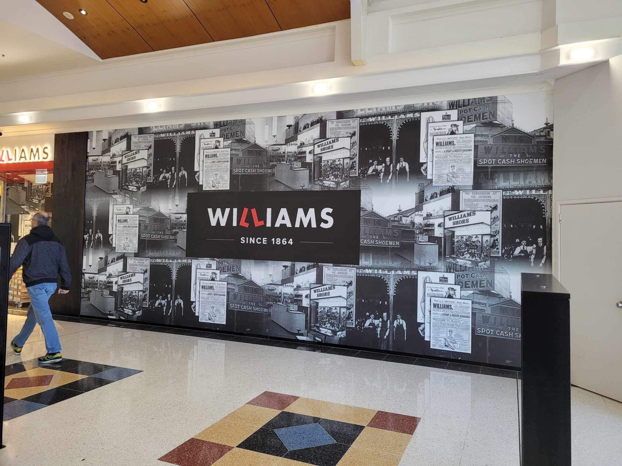 Williams Shop Fitout at DFO