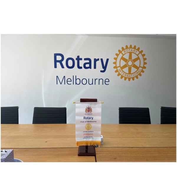 Wall Signage - Rotary Melbourne.