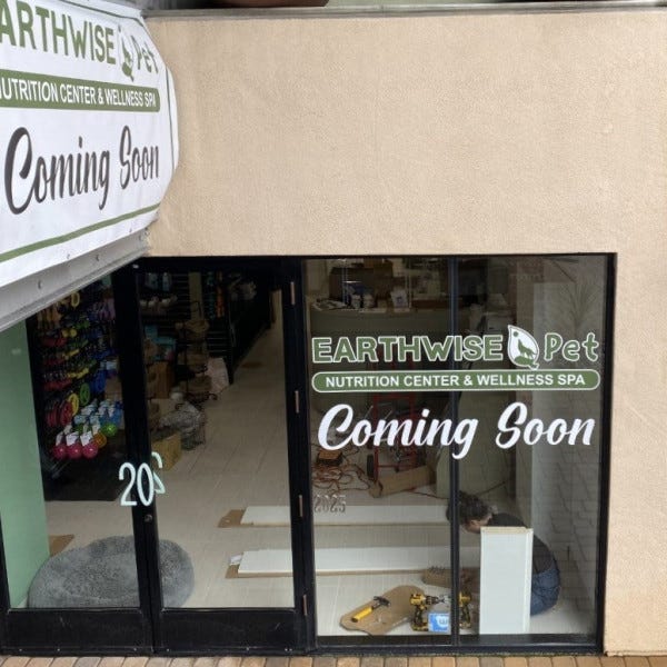 Earthwise Coming Soon Signage