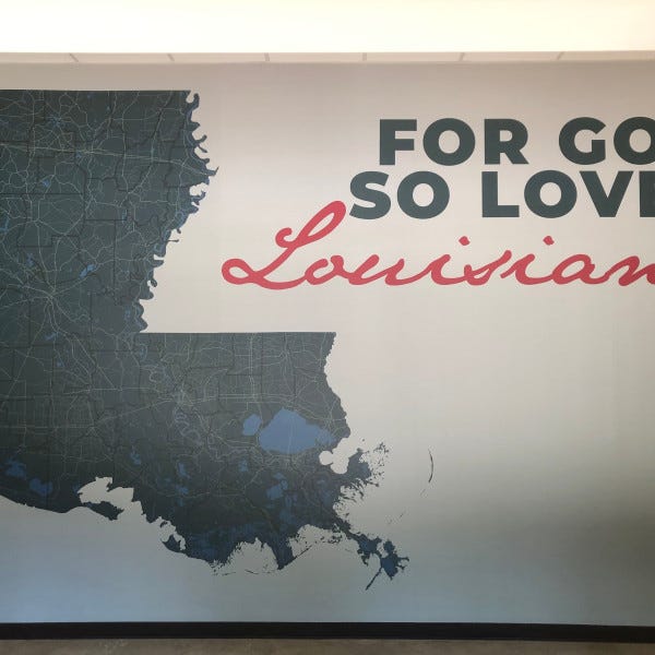 Louisiana  Assembiles of God Wall Graphic 1.3
