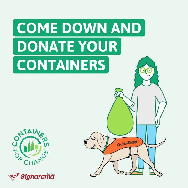 Signarama New Farm SUPPAWTS Guide Dogs Queensland