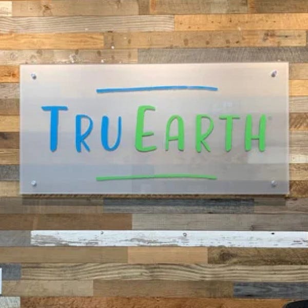 Reception Sign - Tru Earth