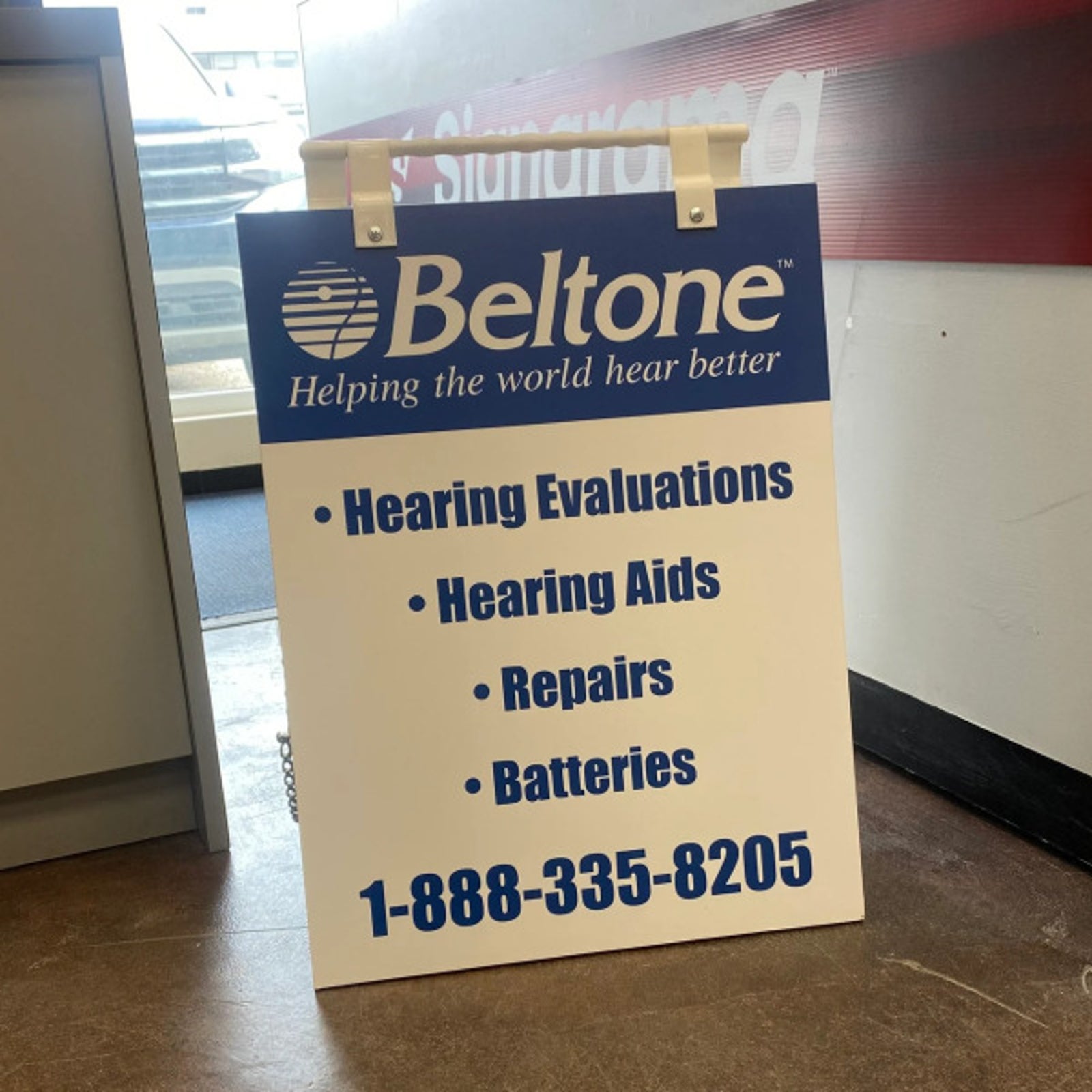 Crezon A-Frame for Beltone in Edmonton, AB