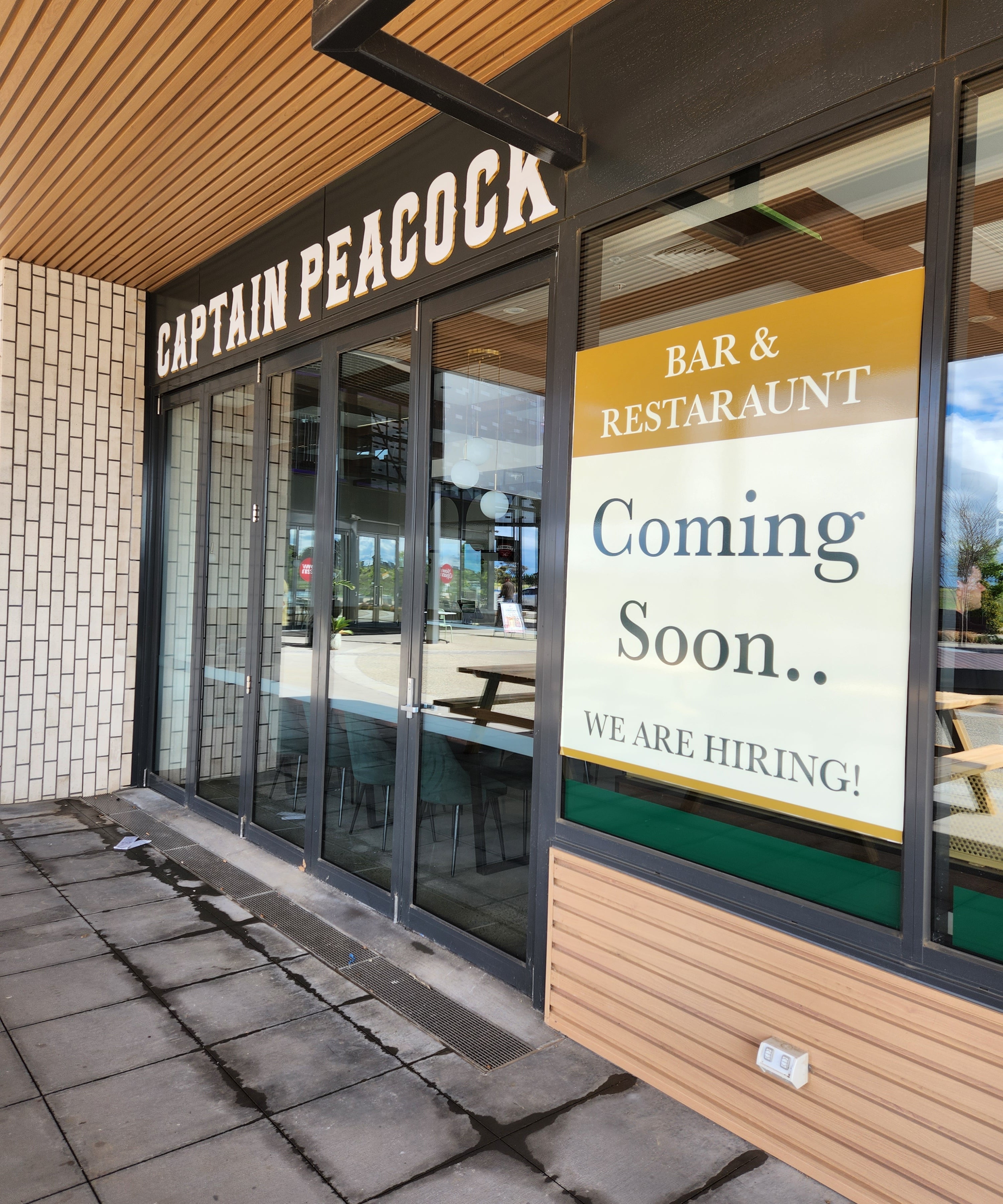 Captain Peacock Shop Fitout